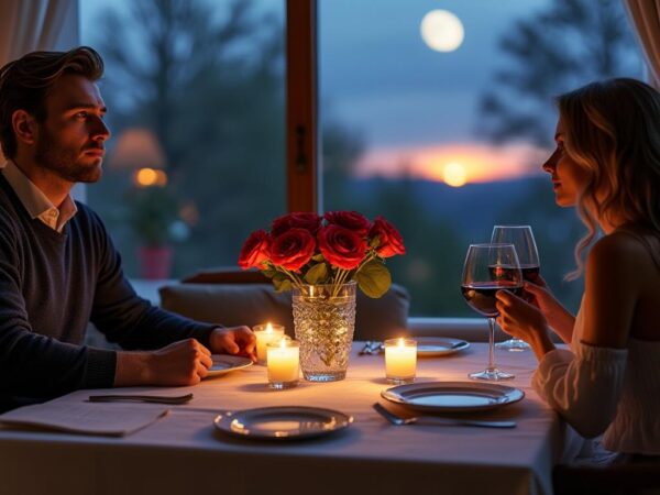 Comment écrire un SMS : bonne soirée romantique qui touche le cœur