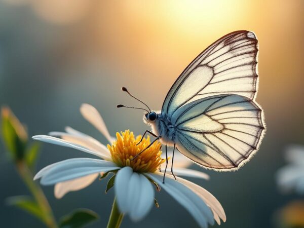 Papillon blanc : signification en amour et ce que cela révèle sur vos sentiments