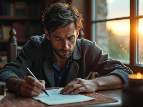 Rédiger une lettre d’amour triste qui fait pleurer un homme : conseils et astuces