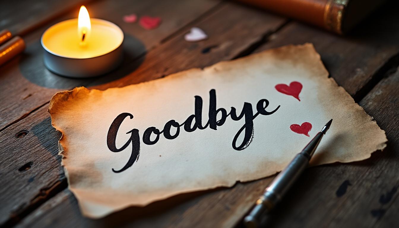 apprenez à écrire une lettre d'adieu poignante et sincère qui émeut profondément et touche le cœur de vos proches.