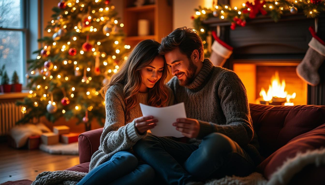 découvrez les plus belles idées pour écrire une lettre d'amour de noël originale et touchante, qui saura émouvoir et surprendre votre moitié pendant les fêtes.