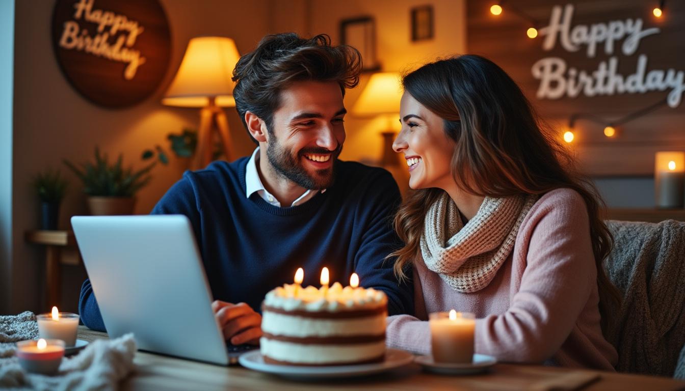 découvrez comment écrire un message de joyeux anniversaire touchant pour votre amour, même à distance, avec des exemples de textes pleins d'émotion.