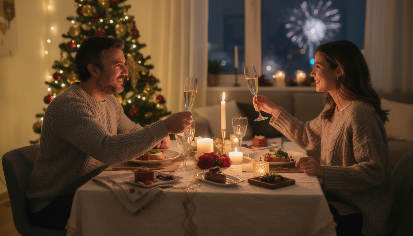 découvrez des recettes gourmandes pour célébrer un nouvel an en amoureux à la maison, alliant saveurs délicieuses et moments intimes.